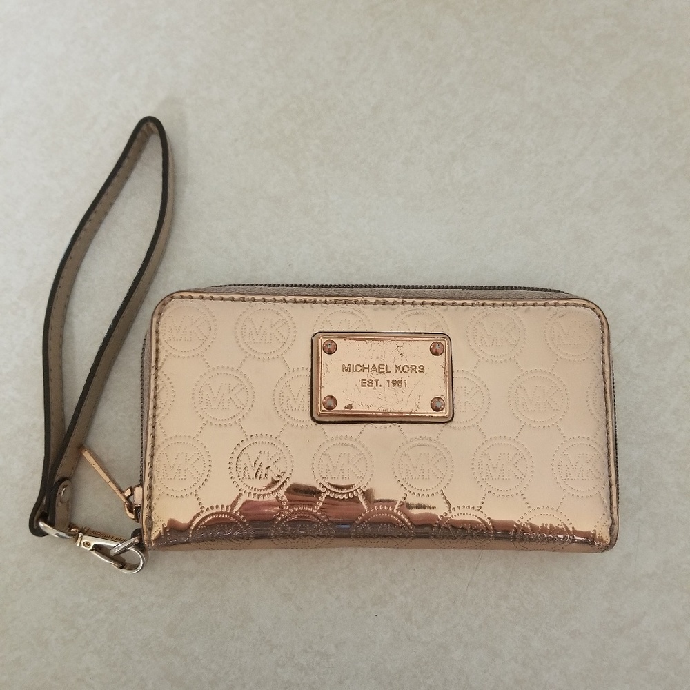 Michael Kors Rosegold Wallet